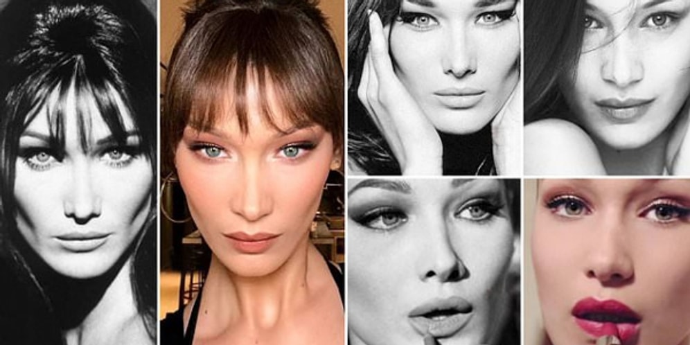 Sosyal Medya Bu Benzerliği Konuşuyor: Bella Hadid Carla Bruni'ye Benzemeye mi Çalışıyor?