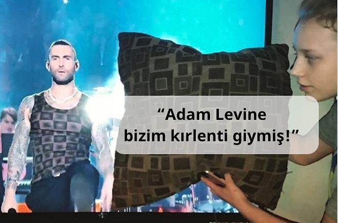 Süper Bowl Gecesi Adam Levine'in Kıyafetini Diline Dolayarak Güldüren İnsanlar
