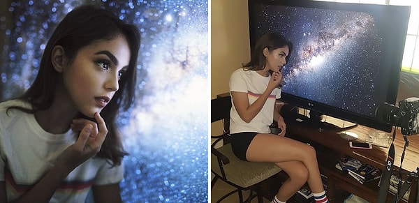 14. Когда на заднем фоне звезды...