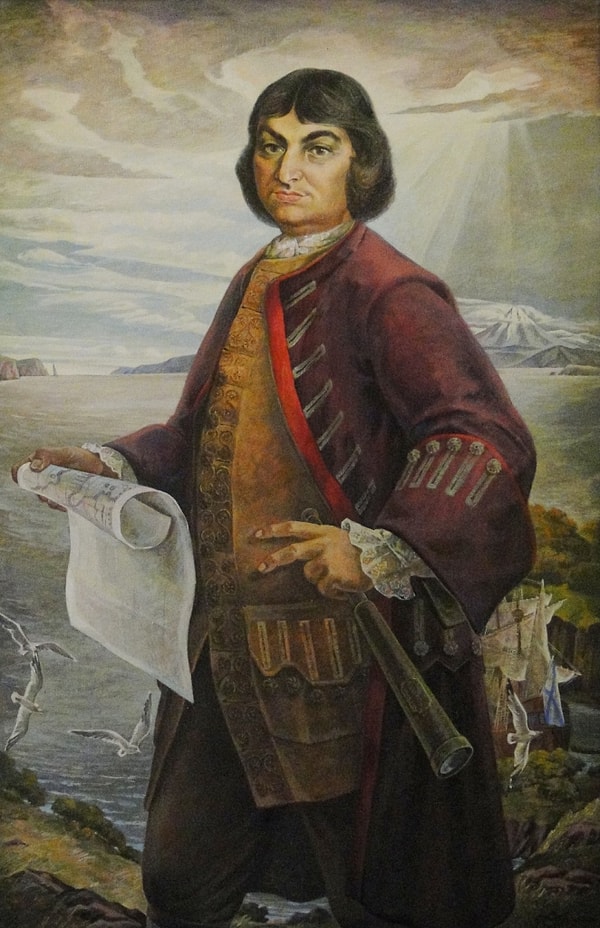 12. Какое имя носил российский исследователь Севера, датчанин по происхождению, Беринг?