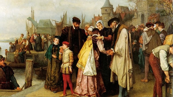 8. Как называли себя члены Реформатской церкви Франции с 16 по 18 вв., многие из которых эмигрировали в конце 17 века и которых вдохновило учение Жана Кальвина?