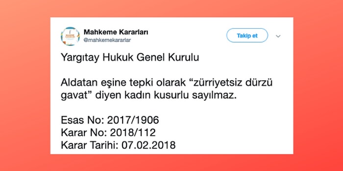 Bazıları Şaşırtacak Bazıları Mutlu Edecek! Bu Mahkeme Kararlarını Büyük İhtimalle İlk Kez Duyacaksınız!