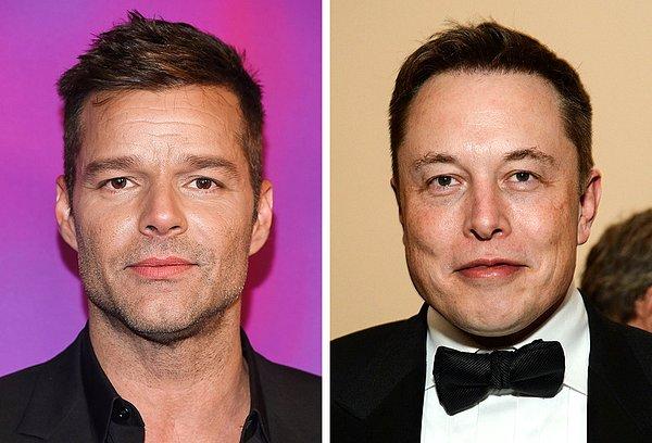 17. Ricky Martin ve Elon Musk, 47