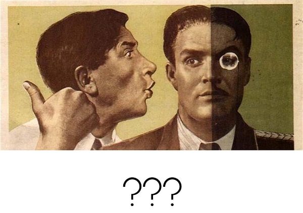 1. Итак, какое наставление красуется на этом плакате?