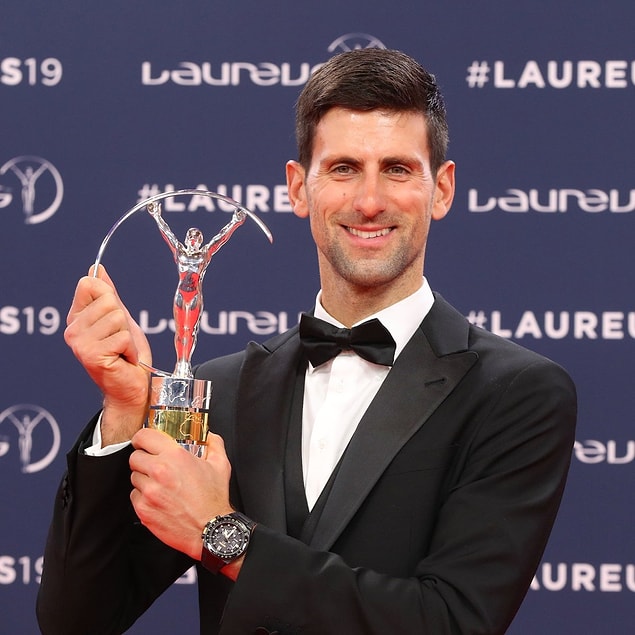 Yılın erkek sporcusu ödülünü, 2012, 2015 ve 2016'dan sonra bir kez daha Sırp tenisçi Novak Djokovic kazandı.
