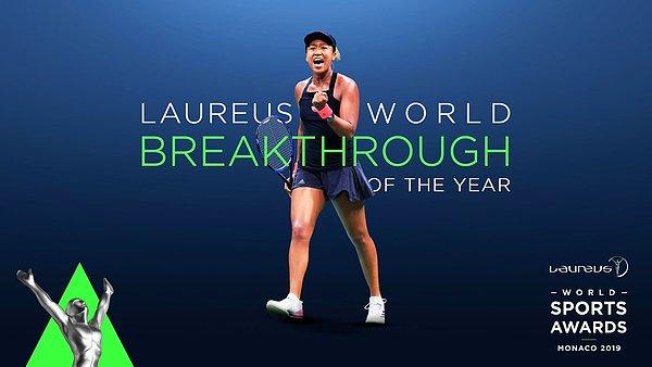 Yılın En İyi Çıkış Yapan Sporcusu: Naomi Osaka