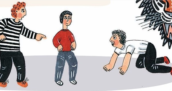 5. Что, по вашему мнению, происходит на картинке?