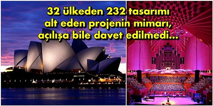 Danimarkalı Bir Mimarın Deniz Kabukları ve Kuş Kanatlarından İlham Alarak Tasarladığı Görkemli Yapı: Sidney Opera Binası