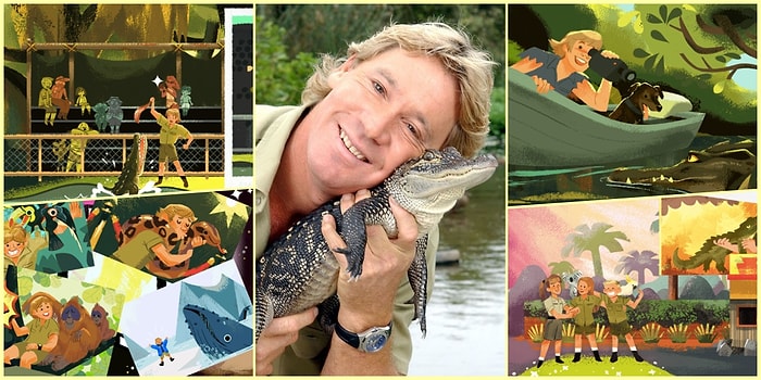 Bu Dünyadan Bir 'Timsah Avcısı' Geçti: Steve Irwin 57. Doğum Gününde Doodle Oldu!