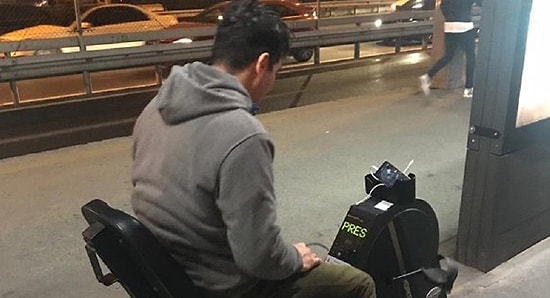 Priz Arama, Pedalla! Metrobüs Durağına Şarj Dolduran Bisiklet Konuldu