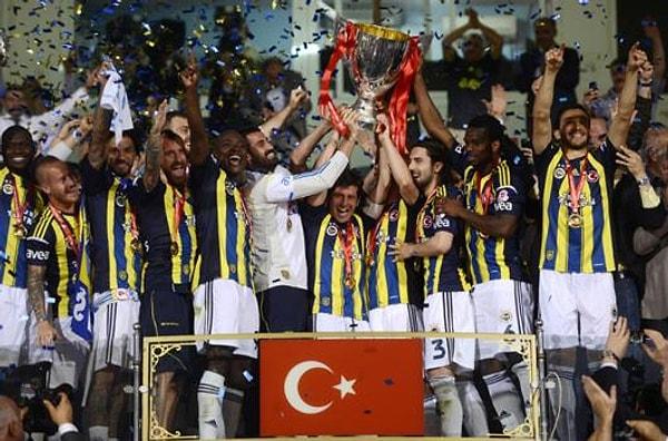 6. Fenerbahçe hangi tarihlerde Türkiye Kupasını almıştır?