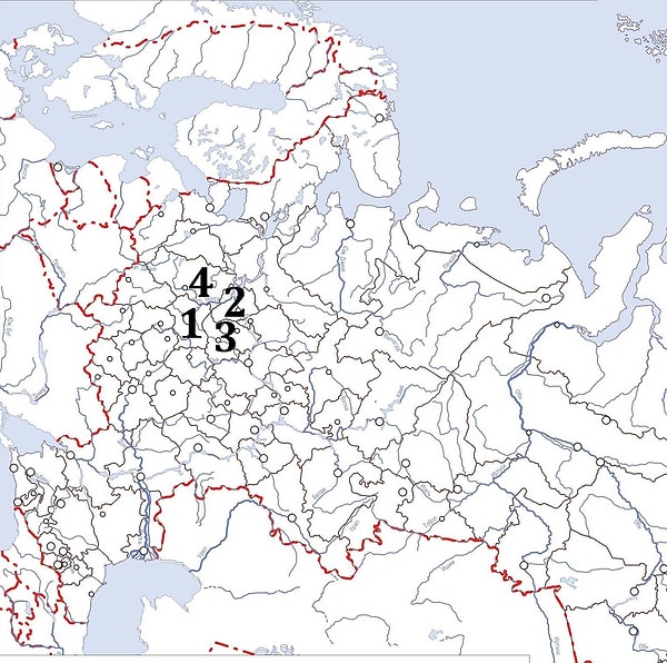 12. Каждый житель РФ должен знать, где находится Московская область: