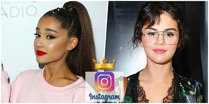 Selena Gomez'i Tahtından Etti! Ariana Grande Instagram'ın En Çok Takip Edilen Kadını Oldu!