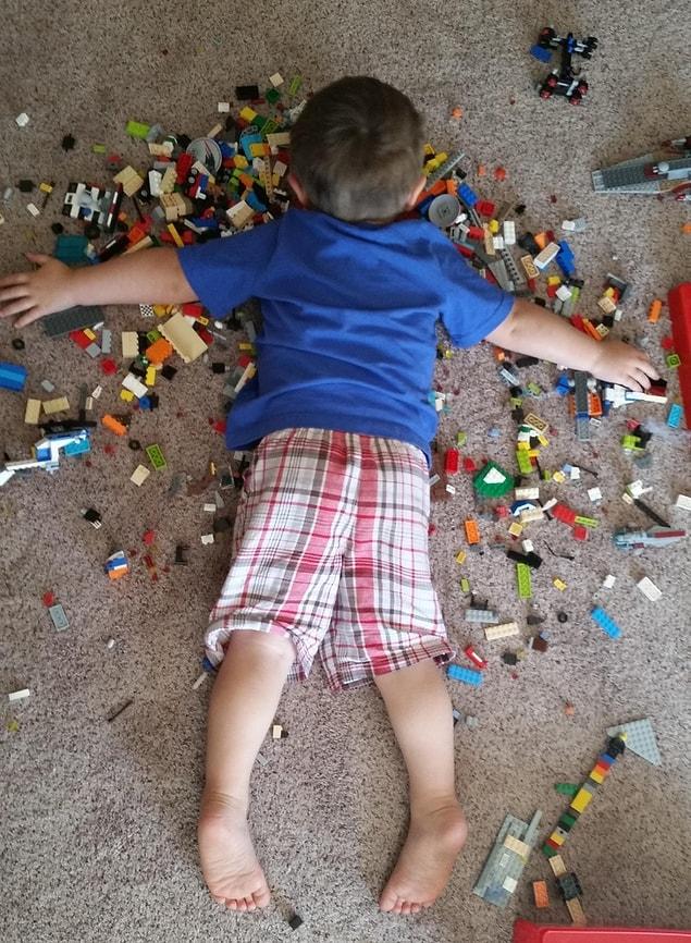 13. Stepping on a lego is one thing but this... This is sad.