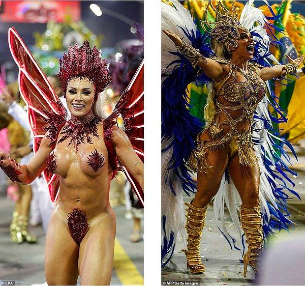 Rengarenk tüylerin ve simlerin havada uçuştuğu karnaval için Brezilya, her yıl milyonlarca ziyaretçiye ev sahipliği yapıyor.