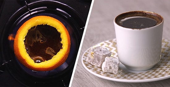 Yeni Trend Artık Bu! Portakal Kabuğunda Türk Kahvesi Nasıl Yapılır?