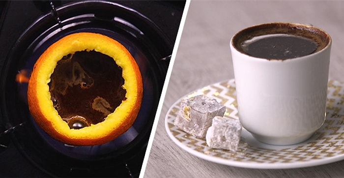Yeni Trend Artık Bu! Portakal Kabuğunda Türk Kahvesi Nasıl Yapılır?