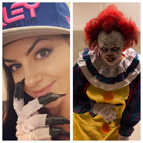 2. Девушка до нанесения грима и после