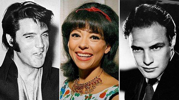 2. Oscar ödüllü oyuncu Rita Moreno’nun bir dönem Marlon Brando ile bir ilişkisi olmuştu ve Moreno sırf Brando’yu kıskandırabilmek için sonradan Elvis Presley ile ilişki yaşamaya başladı.