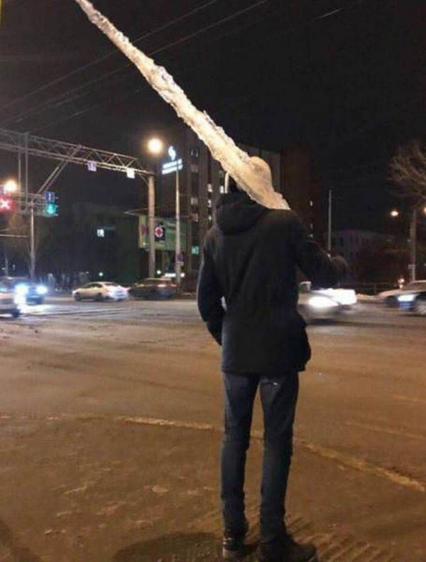 34. Опа, бесплатная сосуля!