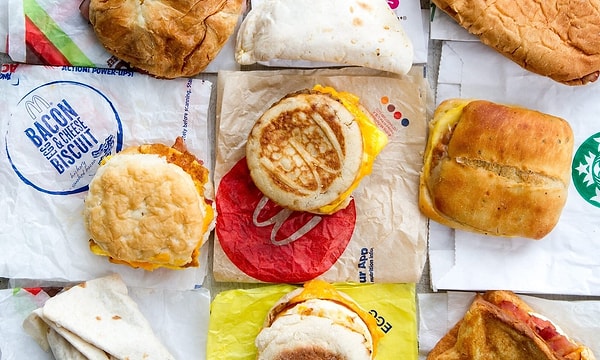 6. Что насчет фастфуда на завтрак?