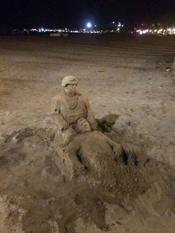 8. Жаль, что вся эта красота будет разрушена уже к утру 😔