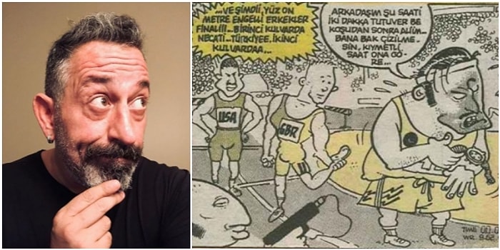 Esprilerini Ezbere Bildiğimiz Cem Yılmaz'ın 1990'lı Yıllarda LeMan Dergisi İçin Çizdiği Pek Bilinmeyen Karikatürleri