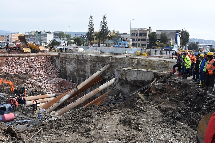 İzmir'de Meydana Gelen Göçükte, Bir Kişinin Cansız Bedenine Ulaşıldı