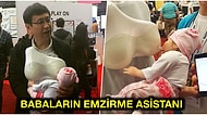 Bunu da Yaptılar: Japonların Geliştirdiği Bu Alet ile Babalar da Artık Bebeklerini Emzirebilecek