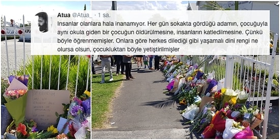 Kutuplaşmayacağız, Bir Arada Yaşayacağız! Yeni Zelanda'daki Saldırılar Sonrası Camilerin Önüne Çiçek ve Notlar Bırakan Güzel İnsanlar