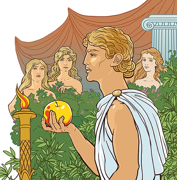 2. А знаете ли вы, что было написано на яблоке раздора, которое получила Афродита?
