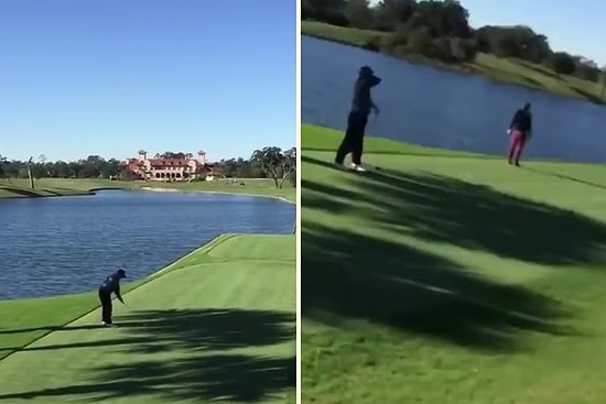 Şanssız Bir Atış Yaparak Ördeği Vuran Golfçü