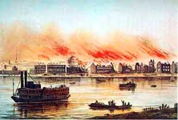 1788: ABD'nin Louisiana eyaletinin New Orleans kenti, yangında tamamen yandı.