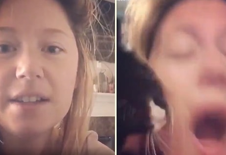 Video Çekerken Düzenli Olarak Kedi Dostunun Saldırısına Uğrayan Kadın