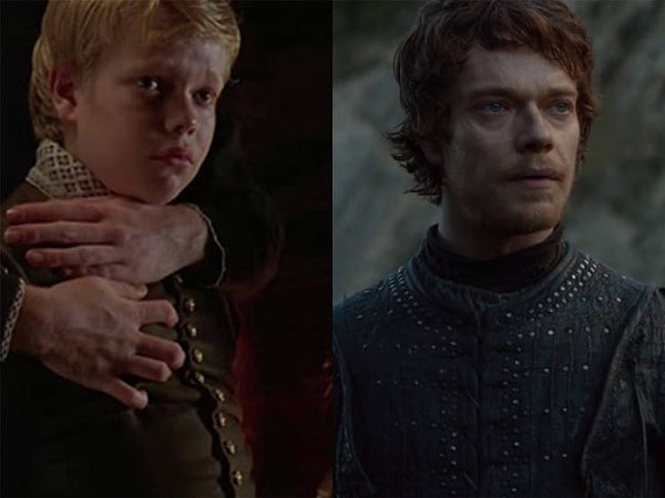 34. Альфи Аллен играет Теона Грейджоя и дебютировал в 1998 году в телевизионной комедии "Ты здесь", а также появился в одном из эпизодов "Елизаветы"