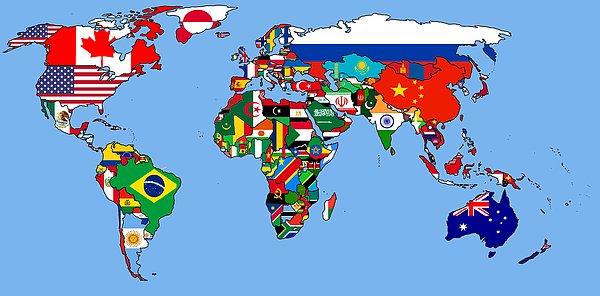 6. Ülkeler, bayraklar ve başkentler