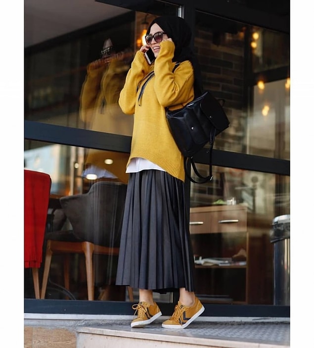 9. Piliseli etekler bu sene de çok moda; fakat bazılarınızın denemeye çekindiğini biliyoruz...