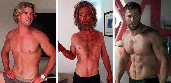 14. Chris Hemsworth, Denizin Ortasında filmi için 15 kilo verdi ve sonra Thor: Ragnarok için kaslanmak zorunda kaldı.