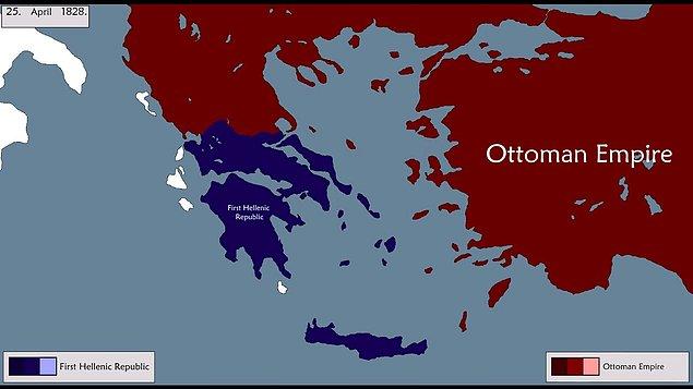 1821 - Yunanistan, Osmanlı İmparatorluğu'ndan bağımsızlığını ilan etti.