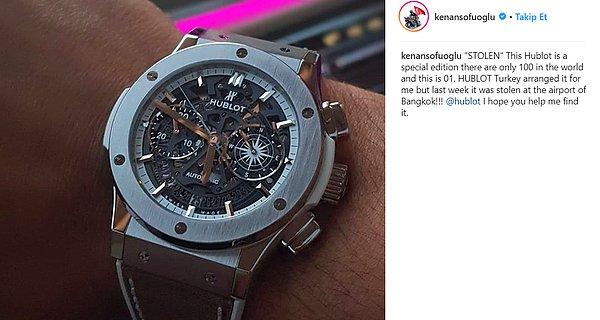 Saatinin fotoğrafını Instagram'da paylaşan Sofuoğlu'nun İngilizce olarak yayınladığı mesajda şu ifadeler yer aldı 👇