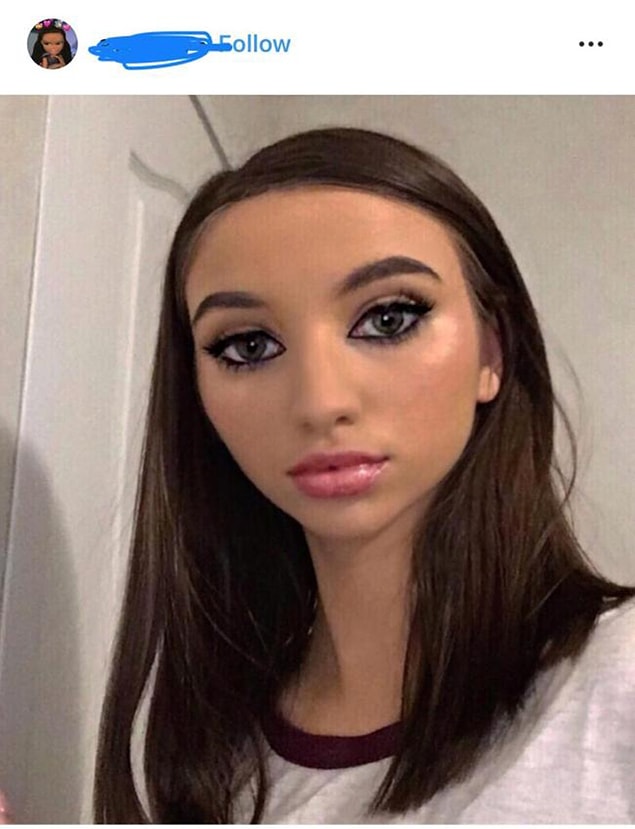 8. Fazla filtre ekleyince Barbie olmuş.