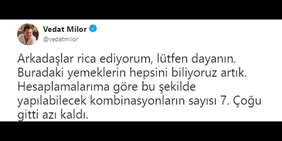 Paylaştığı Videolarla İştah Kesmeyi Başaran Baruthane Pilavcısı'na Vedat Milor da Sessiz Kalamadı