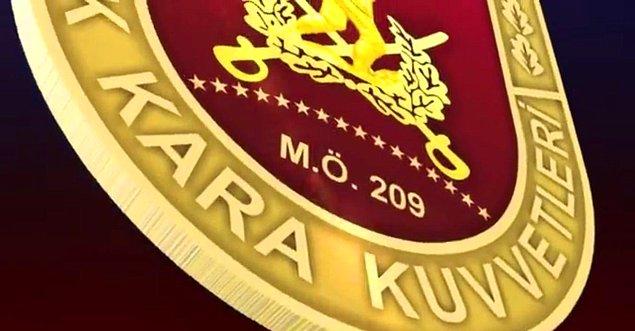 3. Türk Kara Kuvvetleri'nin kuruluşu olarak kabul edilen tarih M.Ö 209'dur.