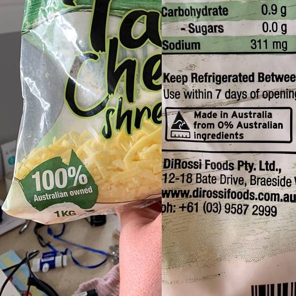 28. 100% австралийский продукт: сделан из 0% австралийских ингредиентов