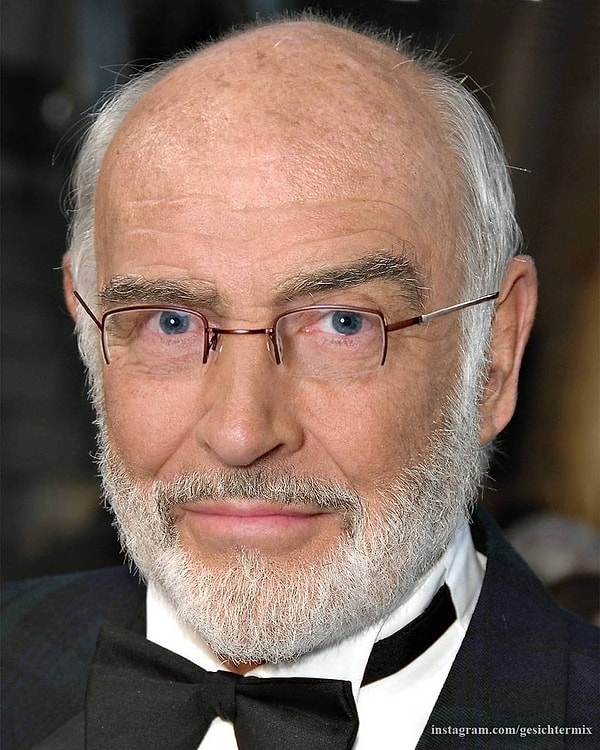 12. Как думаете, кто здесь изображен помимо Шона Коннери?