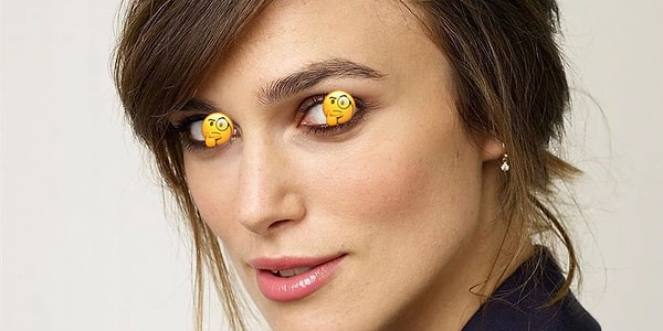 3. Вспомните взгляд Киры Найтли: