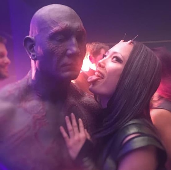 19. Мантис и за кадром пытается безуспешно соблазнить Дракса