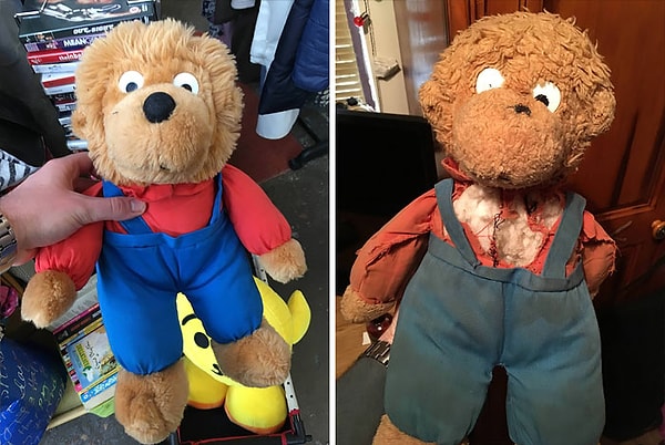 16. "Я нашел такого же мишку, с которым игрался в детстве!"