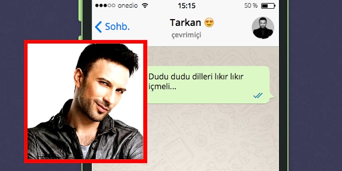 WhatsApp'ta Megastar Tarkan'ı Tavlayabilecek misin?