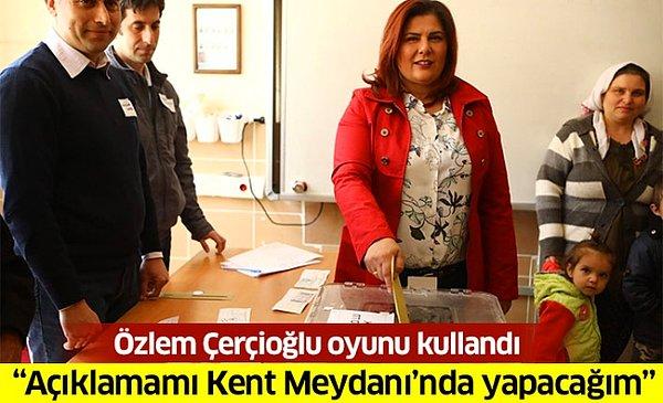 Topuklu Efe olarak bilinen ve 2009 yılından beri Aydın'ın belediye başkanlığını yapan Özlem Çerçioğlu %53,82'lik bir oranla Aydın'ı,